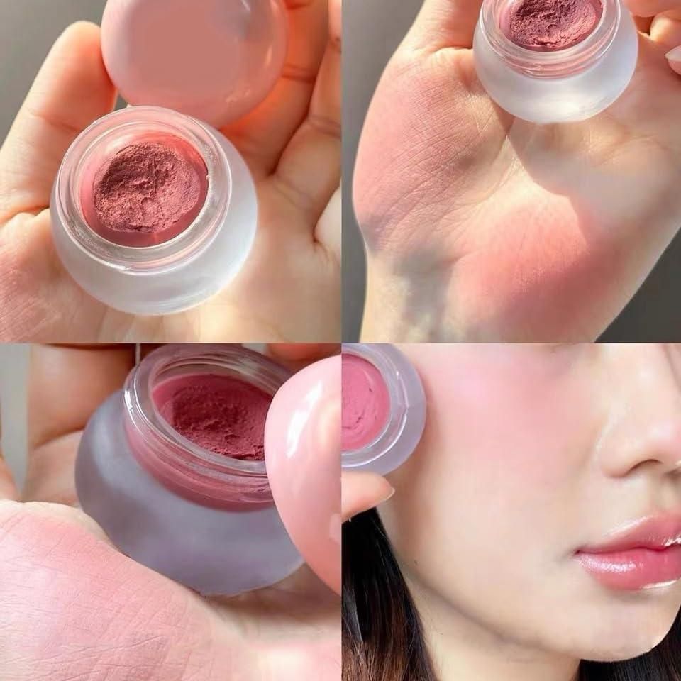 Lip & Cheek(Blush) - Korean Pudding  Pot Long Lasting